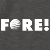 Fore Golf Ball Golf Lover Vector Backpack