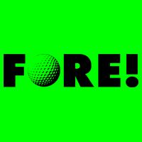 Fore Golf Ball Golf Lover Button