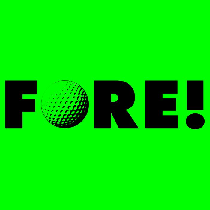 Fore Golf Ball Golf Lover Button