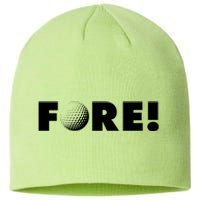 Fore Golf Ball Golf Lover Sustainable Beanie