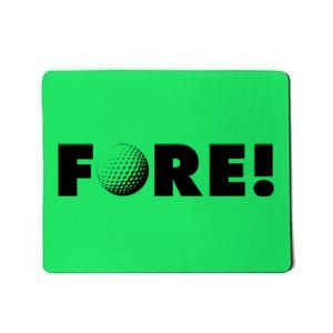 Fore Golf Ball Golf Lover Mousepad