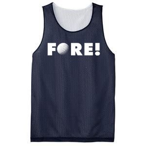 Fore Golf Ball Golf Lover Mesh Reversible Basketball Jersey Tank