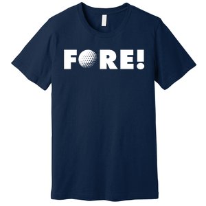 Fore Golf Ball Golf Lover Premium T-Shirt