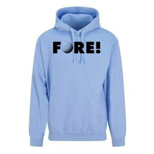 Fore Golf Ball Golf Lover Unisex Surf Hoodie