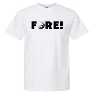 Fore Golf Ball Golf Lover Garment-Dyed Heavyweight T-Shirt