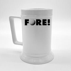 Fore Golf Ball Golf Lover Beer Stein