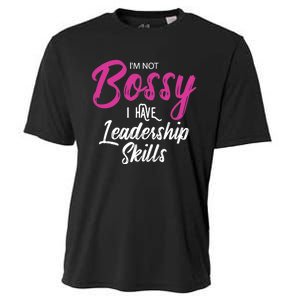 Funny Girl Boss I'm Not Bossy I Have Leadership Skills Cooling Performance Crew T-Shirt