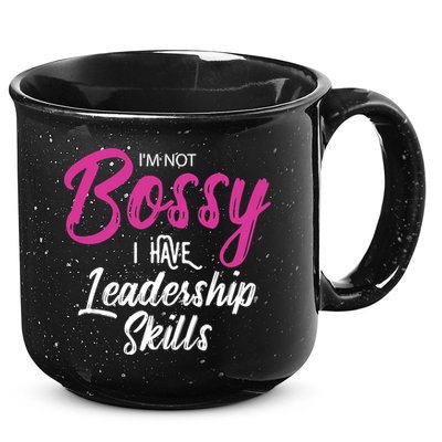Funny Girl Boss I'm Not Bossy I Have Leadership Skills 15oz Campfire Ceramic Mug