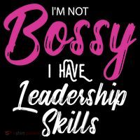 Funny Girl Boss I'm Not Bossy I Have Leadership Skills Cooling Performance Long Sleeve Crew