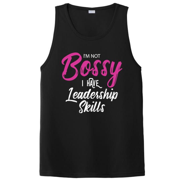 Funny Girl Boss I'm Not Bossy I Have Leadership Skills PosiCharge Competitor Tank