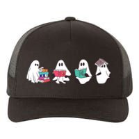 Funny Ghost Book Reading Halloween Books Lover Teacher Yupoong Adult 5-Panel Trucker Hat