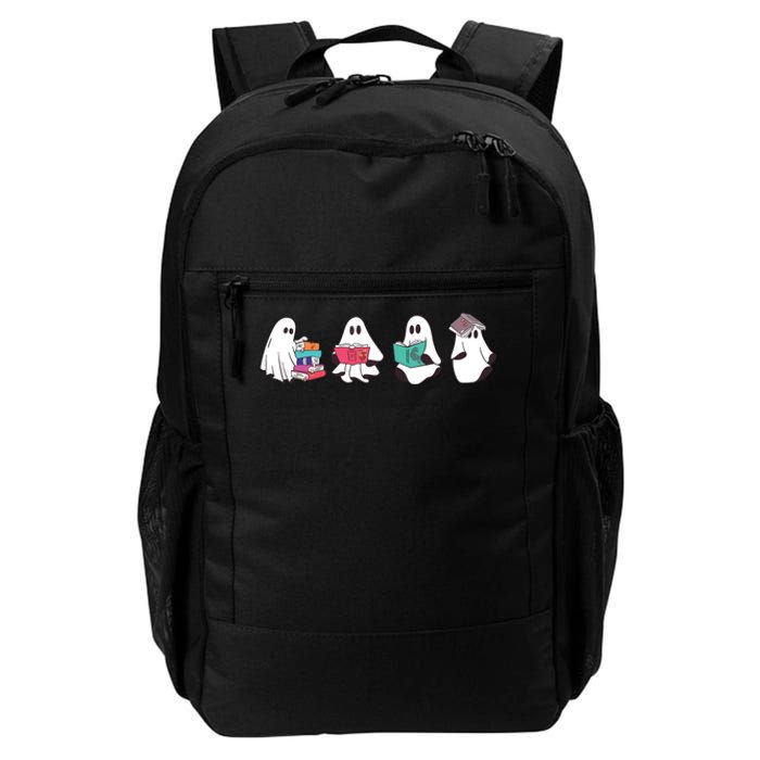 Funny Ghost Book Reading Halloween Books Lover Teacher Daily Commute Backpack