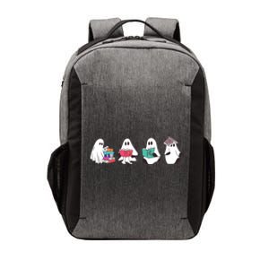 Funny Ghost Book Reading Halloween Books Lover Teacher Vector Backpack