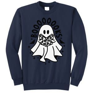 Funny Ghost Book Reading Halloween Books Lover Teacher Sweatshirt