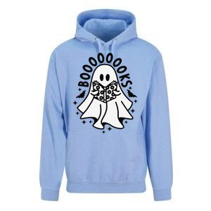 Funny Ghost Book Reading Halloween Books Lover Teacher Unisex Surf Hoodie