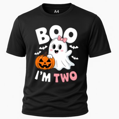 Funny Ghost Boo Im Two Years 2nd Birthday Halloween Performance Shirt