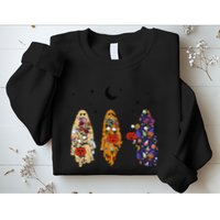 Funny Groovy Boo Ghost Halloween Autumn Fall Boo Boo Squad Sweatshirt