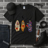 Funny Groovy Boo Ghost Halloween Autumn Fall Boo Boo Squad Tall T-Shirt