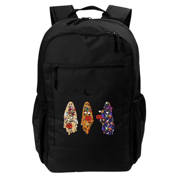 Funny Groovy Boo Ghost Halloween Autumn Fall Boo Boo Squad Backpack