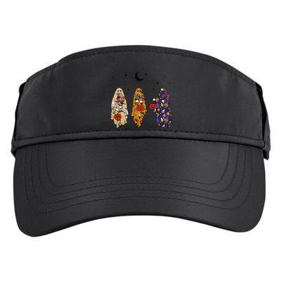 Funny Groovy Boo Ghost Halloween Autumn Fall Boo Boo Squad Adult Drive Performance Visor