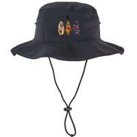 Funny Groovy Boo Ghost Halloween Autumn Fall Boo Boo Squad Bucket Hat