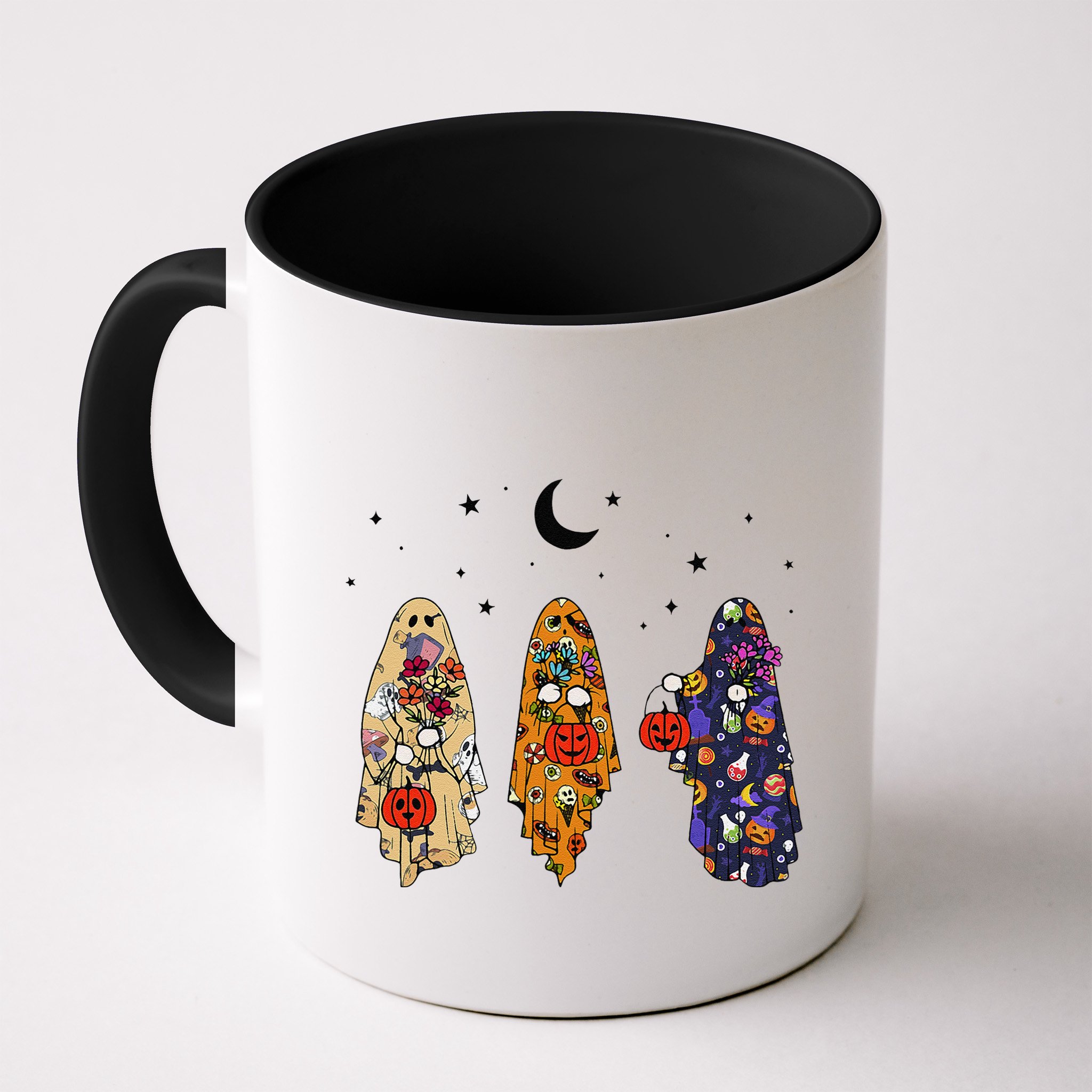 Funny Groovy Boo Ghost Halloween Autumn Fall Boo Boo Squad Mug