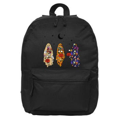 Funny Groovy Boo Ghost Halloween Autumn Fall Boo Boo Squad 16 in Basic Backpack