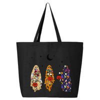 Funny Groovy Boo Ghost Halloween Autumn Fall Boo Boo Squad 25L Jumbo Tote