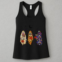 Funny Groovy Boo Ghost Halloween Autumn Fall Boo Boo Squad Womens Tank Top