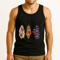Funny Groovy Boo Ghost Halloween Autumn Fall Boo Boo Squad Tank Top