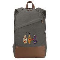 Funny Groovy Boo Ghost Halloween Autumn Fall Boo Boo Squad Cotton Canvas Backpack