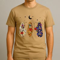 Funny Groovy Boo Ghost Halloween Autumn Fall Boo Boo Squad T-Shirt