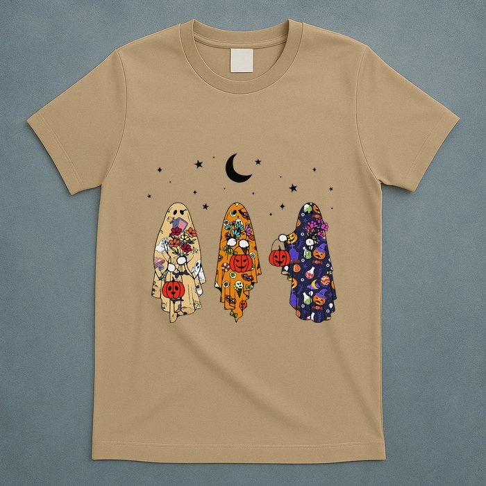 Funny Groovy Boo Ghost Halloween Autumn Fall Boo Boo Squad T-Shirt