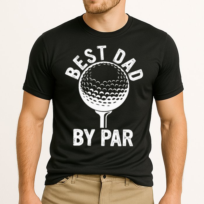 Funny Golfing Best Dad By Par Golf For Dads Cooling Performance Crew T-Shirt