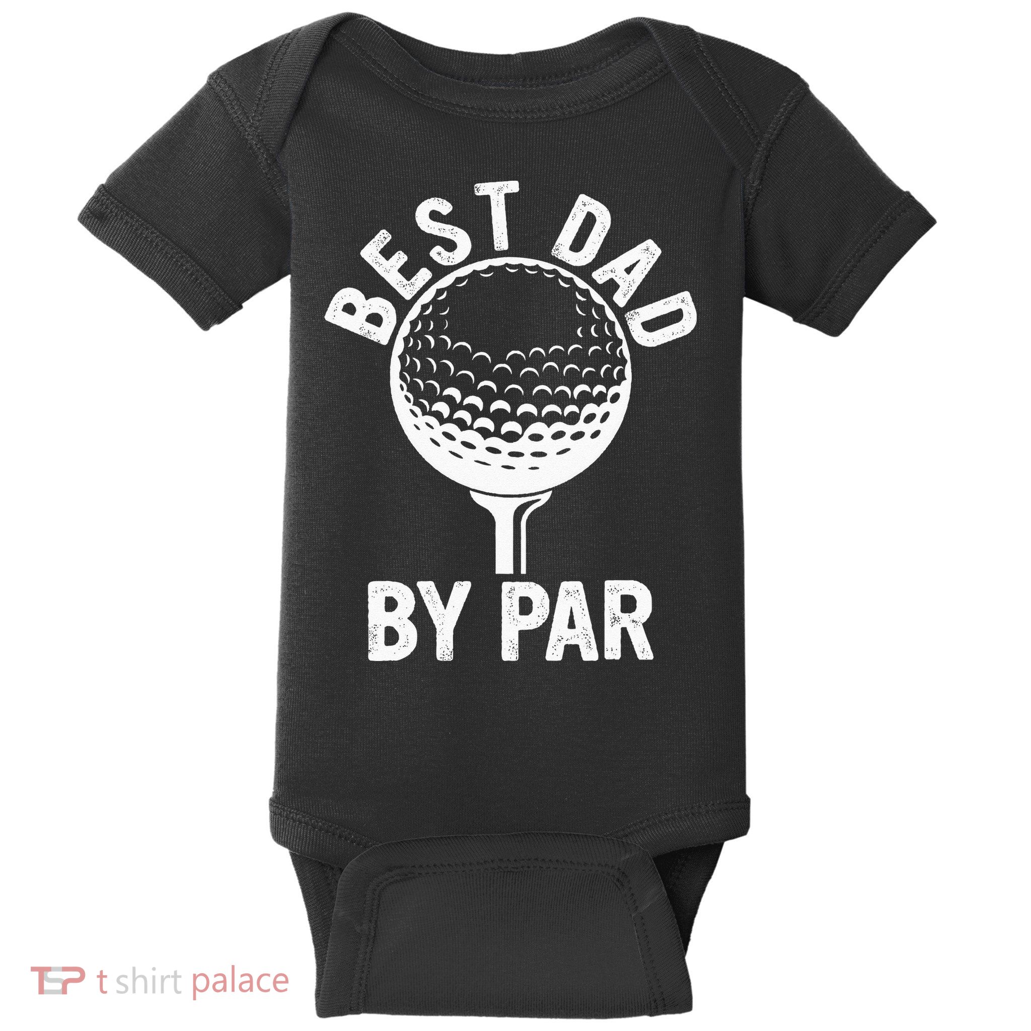 Funny Golfing Best Dad By Par Golf For Dads Baby Bodysuit