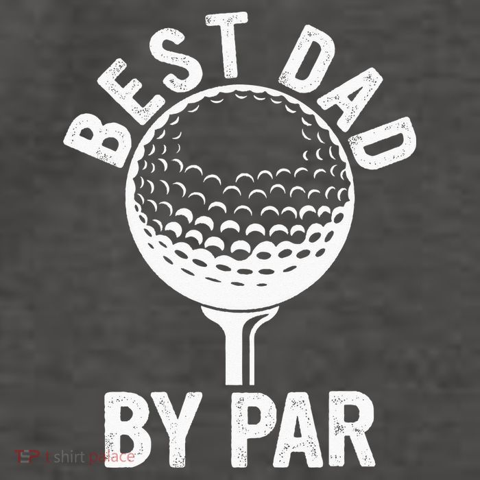 Funny Golfing Best Dad By Par Golf For Dads Vector Backpack