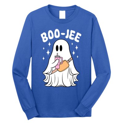 Funny Ghost Boujee Boojee Spooky Season Halloween Costume Cute Gift Long Sleeve Shirt