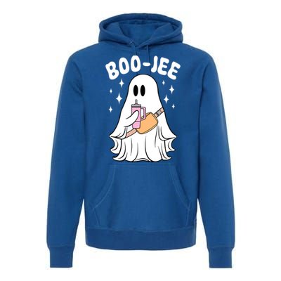 Funny Ghost Boujee Boojee Spooky Season Halloween Costume Cute Gift Premium Hoodie