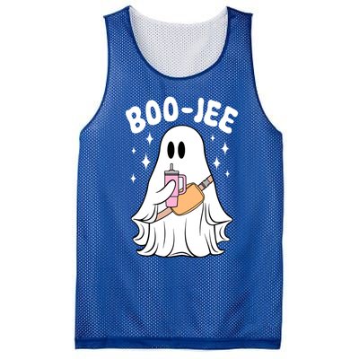 Funny Ghost Boujee Boojee Spooky Season Halloween Costume Cute Gift Mesh Reversible Basketball Jersey Tank