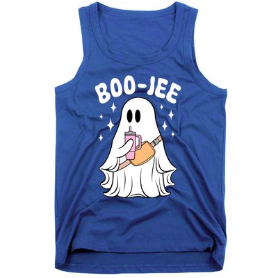 Funny Ghost Boujee Boojee Spooky Season Halloween Costume Cute Gift Tank Top