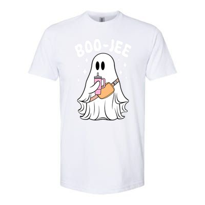 Funny Ghost Boujee Boojee Spooky Season Halloween Costume Cute Gift Softstyle CVC T-Shirt