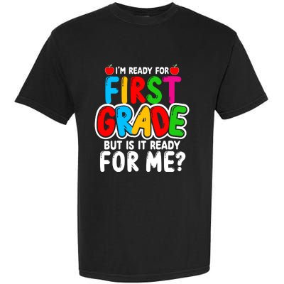 First Grade Back To School Garment-Dyed Heavyweight T-Shirt