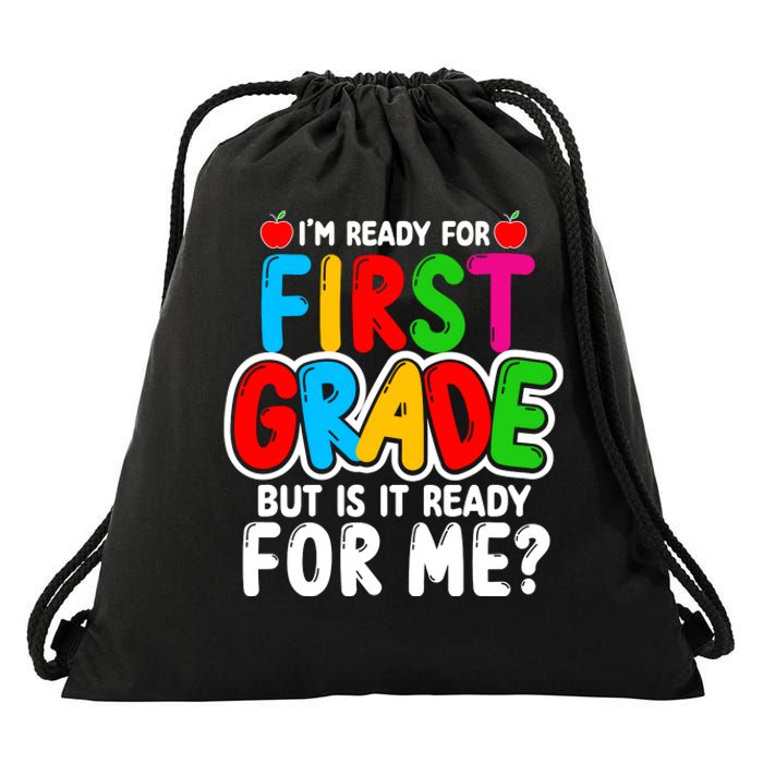 First Grade Back To School Drawstring Bag