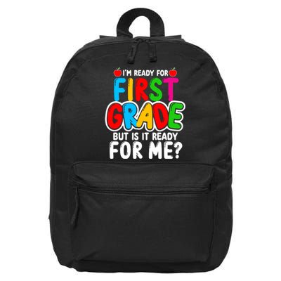 First Grade Back To School 16 in Basic Backpack