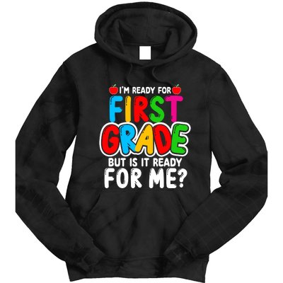 First Grade Back To School Tie Dye Hoodie