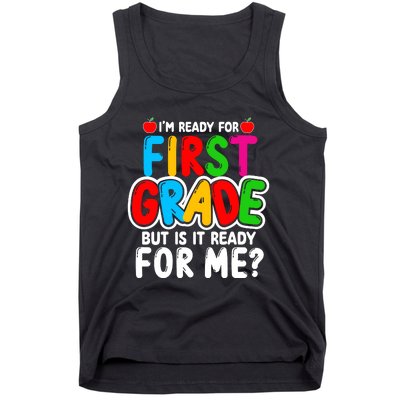 First Grade Back To School Tank Top