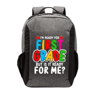 First Grade Back To School Vector Backpack