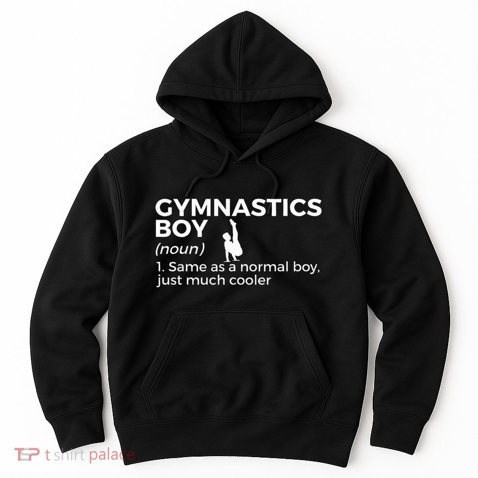 Funny Gymnastics Boy Definition Gymnast Hoodie