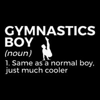 Funny Gymnastics Boy Definition Gymnast City Backpack