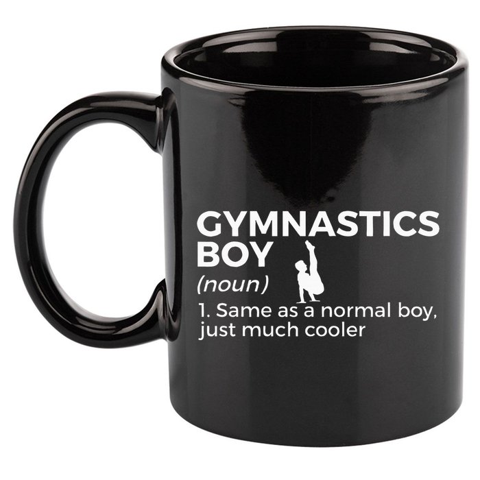 Funny Gymnastics Boy Definition Gymnast 11oz C Handle Ceramic Mug